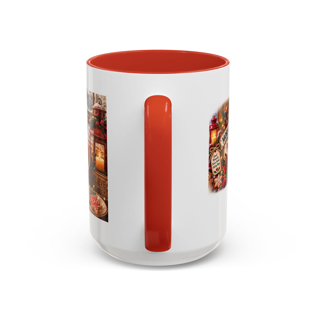Christmas Coffee Mug — "Morning Mood Co. Merry Everything" Holiday Accent Mug (11/15oz)