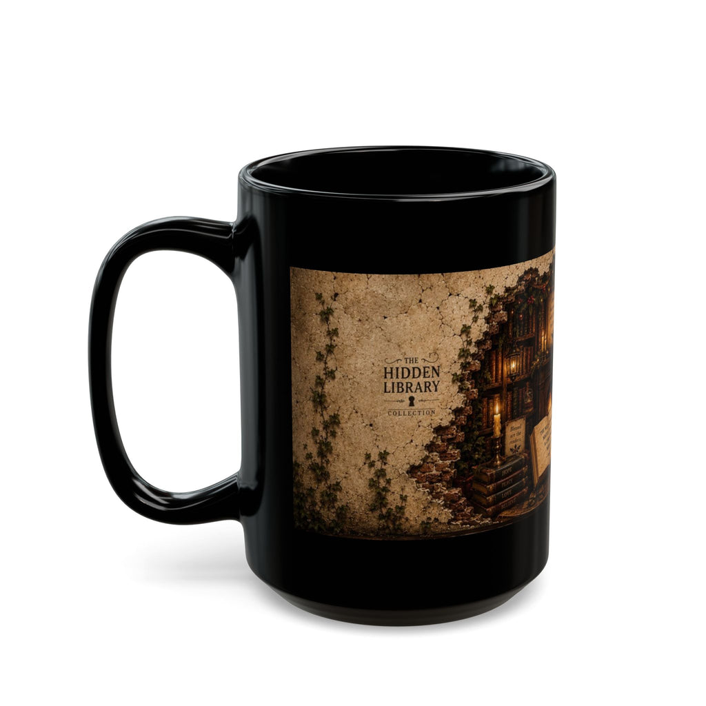 Hidden Library Christmas Black Mug (11oz, 15oz)