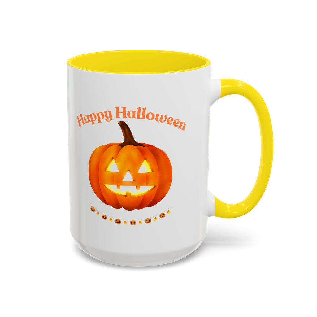 Happy Halloween Pumpkin Accent Coffee Mug (11/15oz)