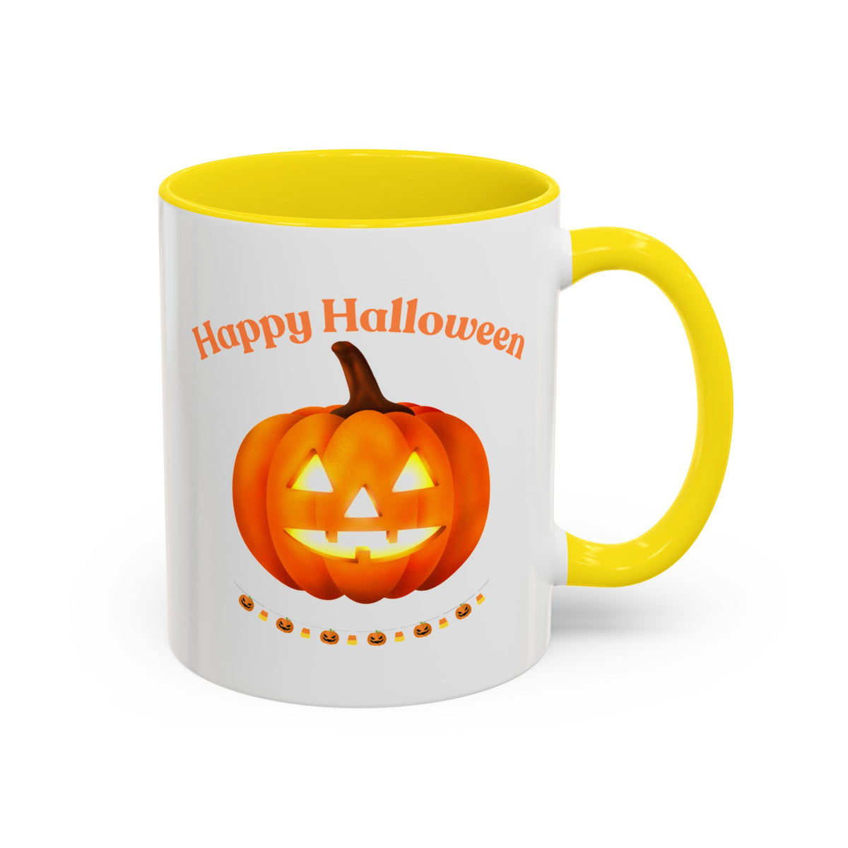 Happy Halloween Pumpkin Accent Coffee Mug (11/15oz)