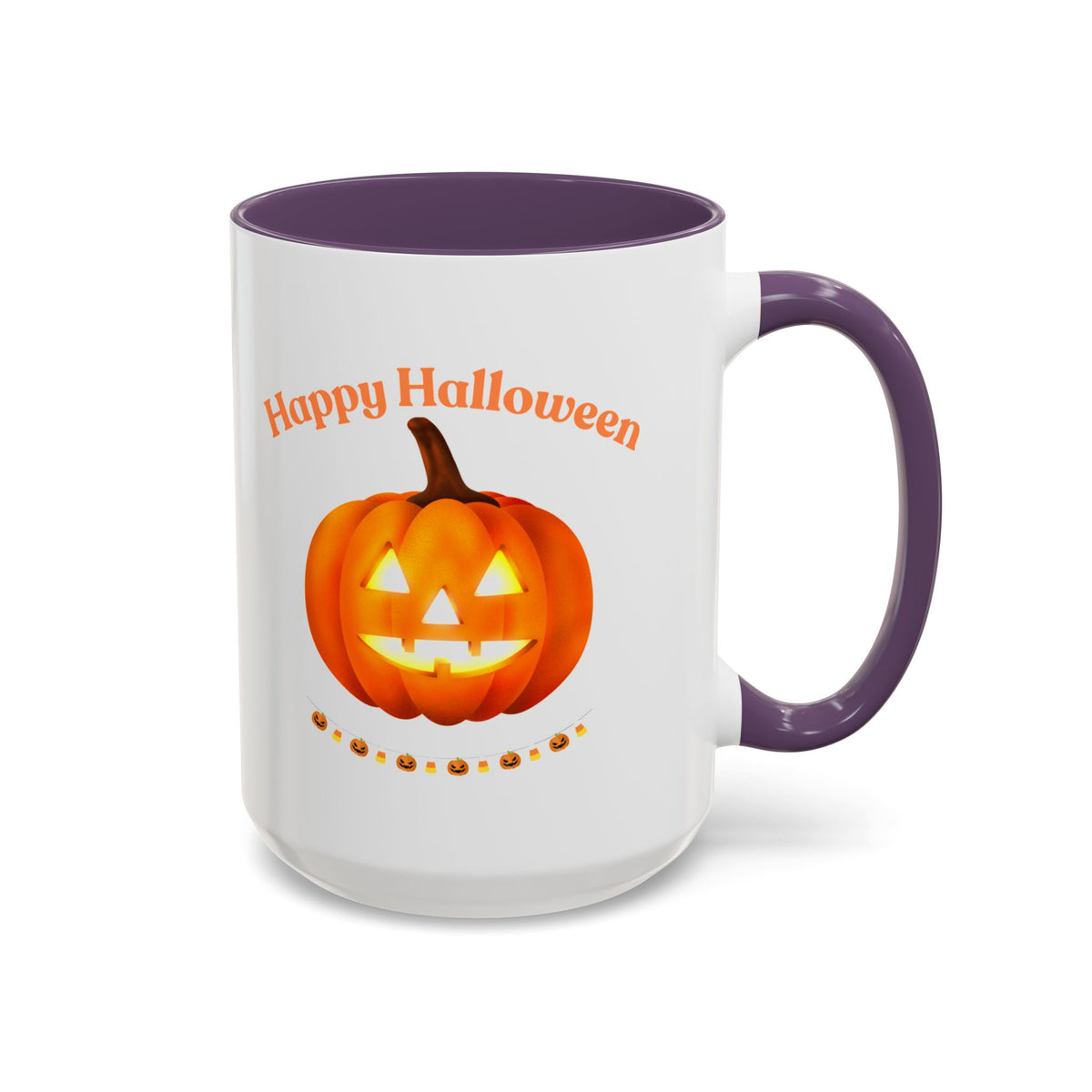 Happy Halloween Pumpkin Accent Coffee Mug (11/15oz)