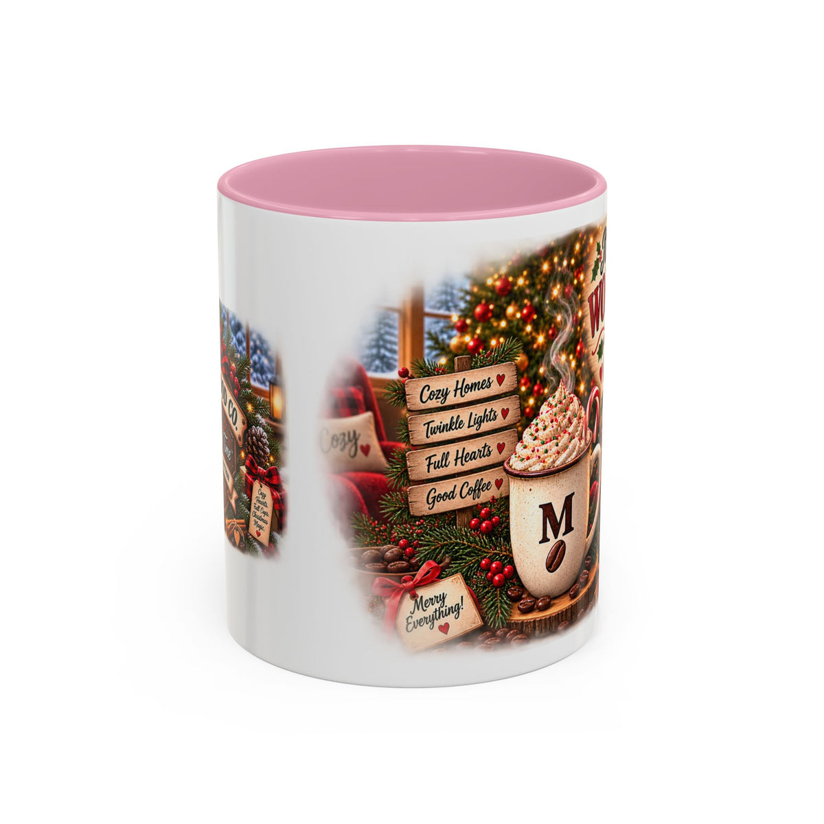 Christmas Coffee Mug — "It's the Most Wonderful Time for a Good Cup of Coffee" (11oz/15oz)