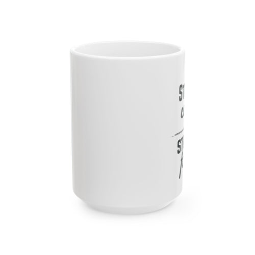 Ceramic Mug – "Strong Coffee, Strong Faith" Inspirational Coffee Mug (11oz, 15oz)