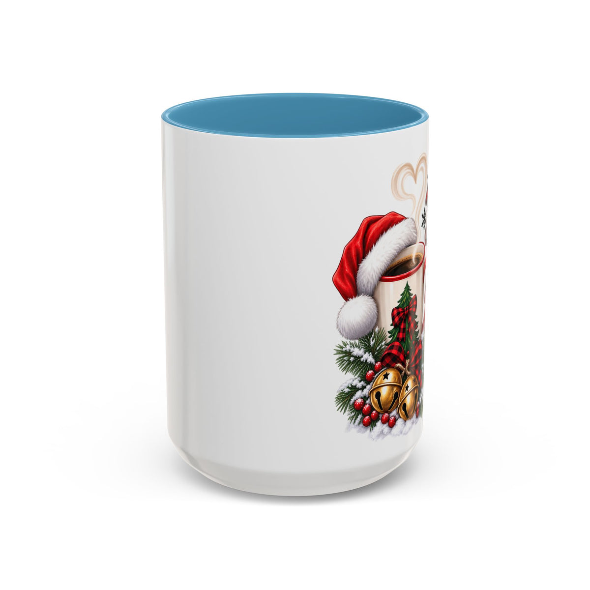 Christmas Coffee Mug – “My Bells Don’t Jingle Without Coffee” Accent Mug (11/15oz)