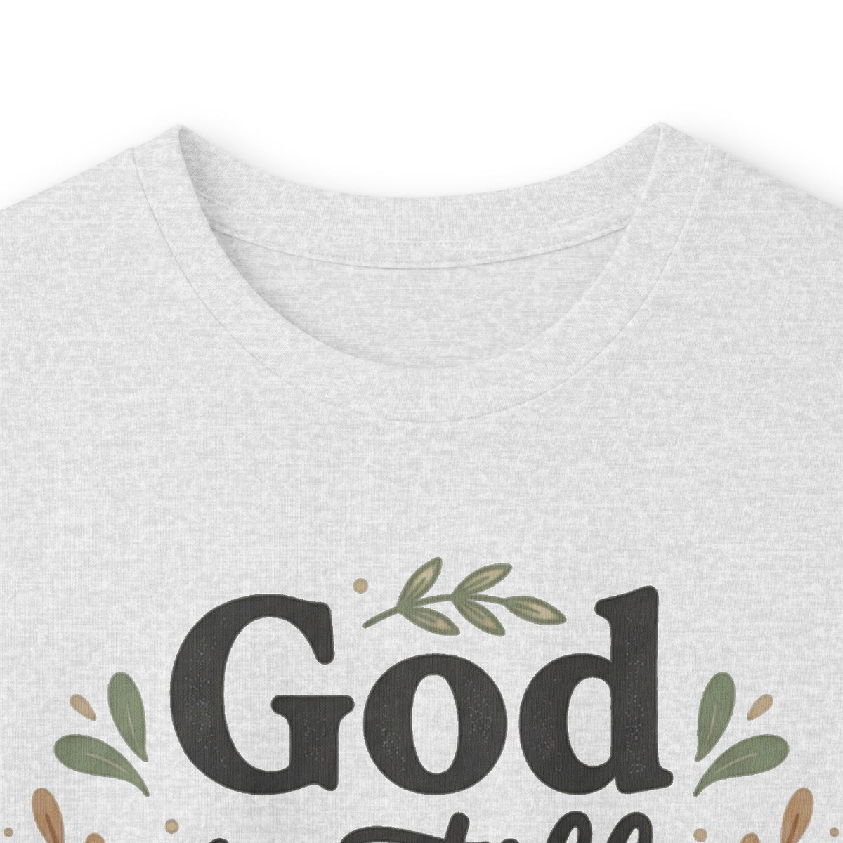 Long Sleeve Tee — "God Is Still Working On Me Clearly" Christian Inspirational Shirt