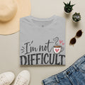 I’m Not Difficult I’m Specific T-Shirt — Funny Coffee Lover Graphic Tee