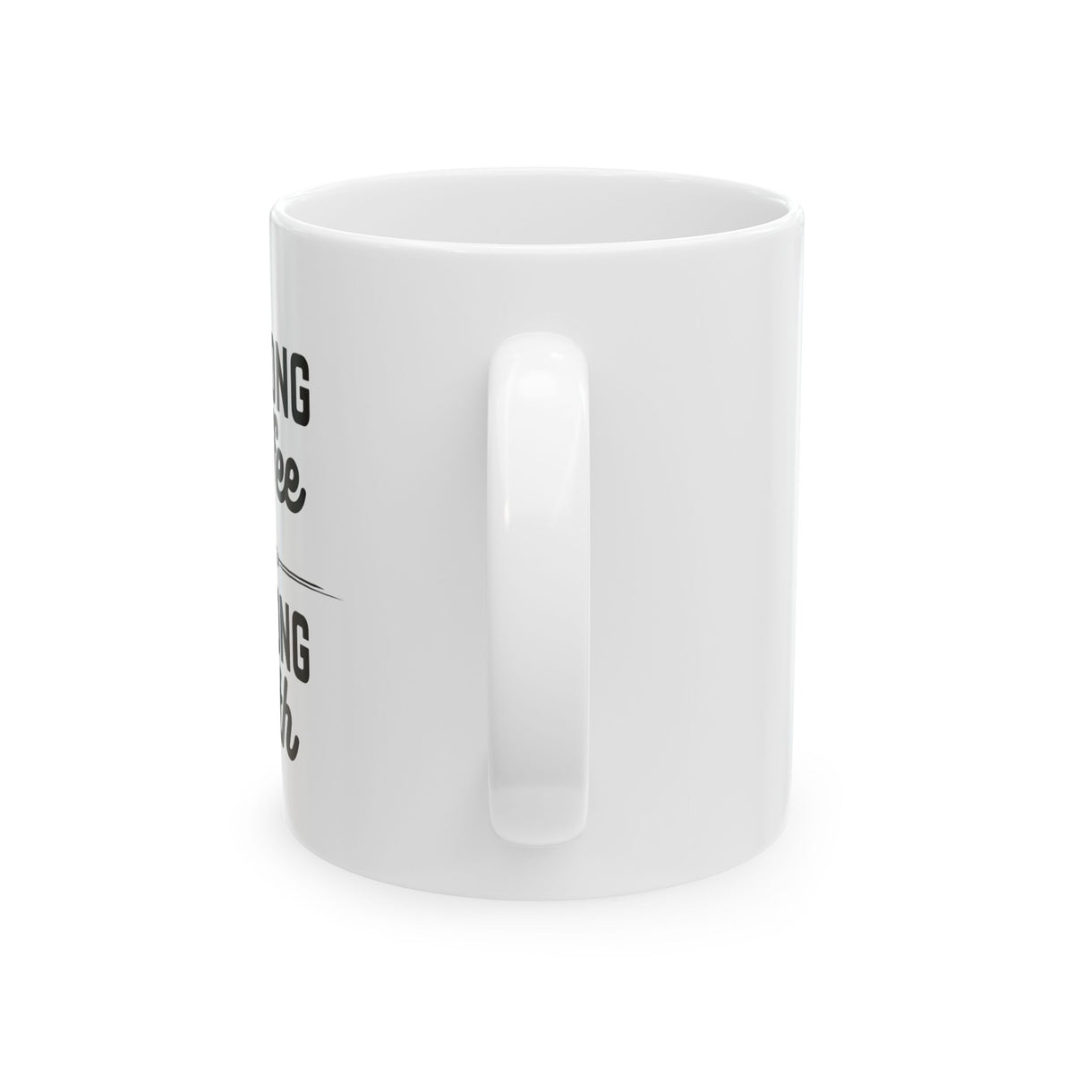 Ceramic Mug – "Strong Coffee, Strong Faith" Inspirational Coffee Mug (11oz, 15oz)