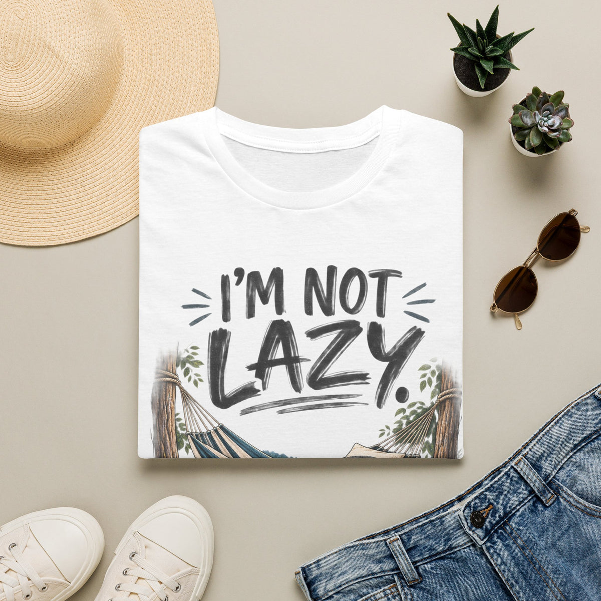 I’m Not Lazy — I’m Energy Efficient T-Shirt