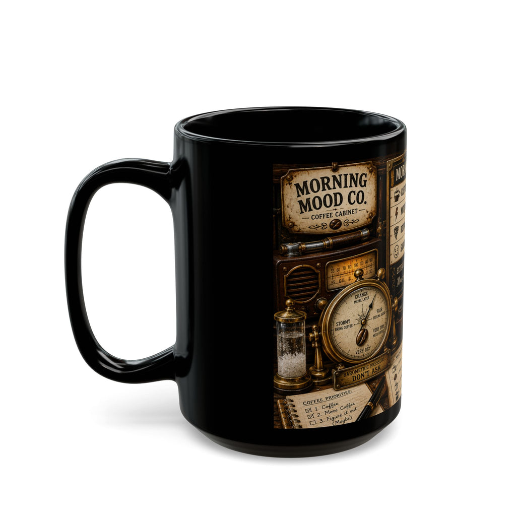 Vintage Coffee Weathermap Mug — Morning Mood Co. Steampunk Coffee Lover Gift (11oz & 15oz)