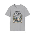 Energy Efficient T-Shirt – “I’m Not Lazy, I’m Energy Efficient” Graphic Tee