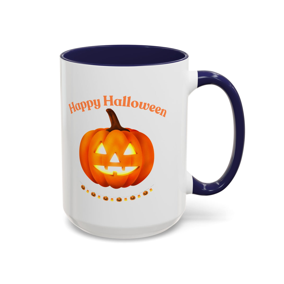 Happy Halloween Pumpkin Accent Coffee Mug (11/15oz)