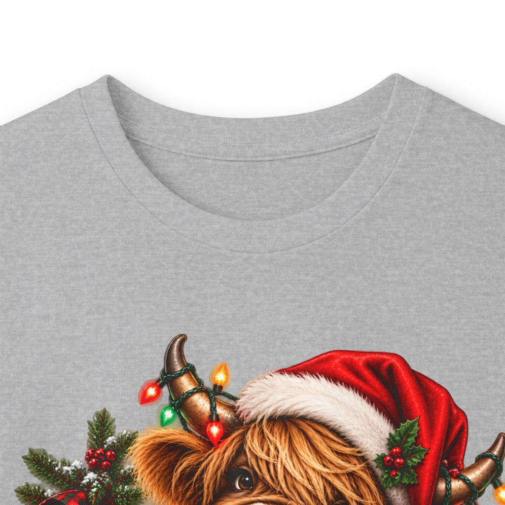 Christmas Naughty List Long Sleeve Tee — Cute Dog Santa Hat Holiday Shirt (S–5XL)