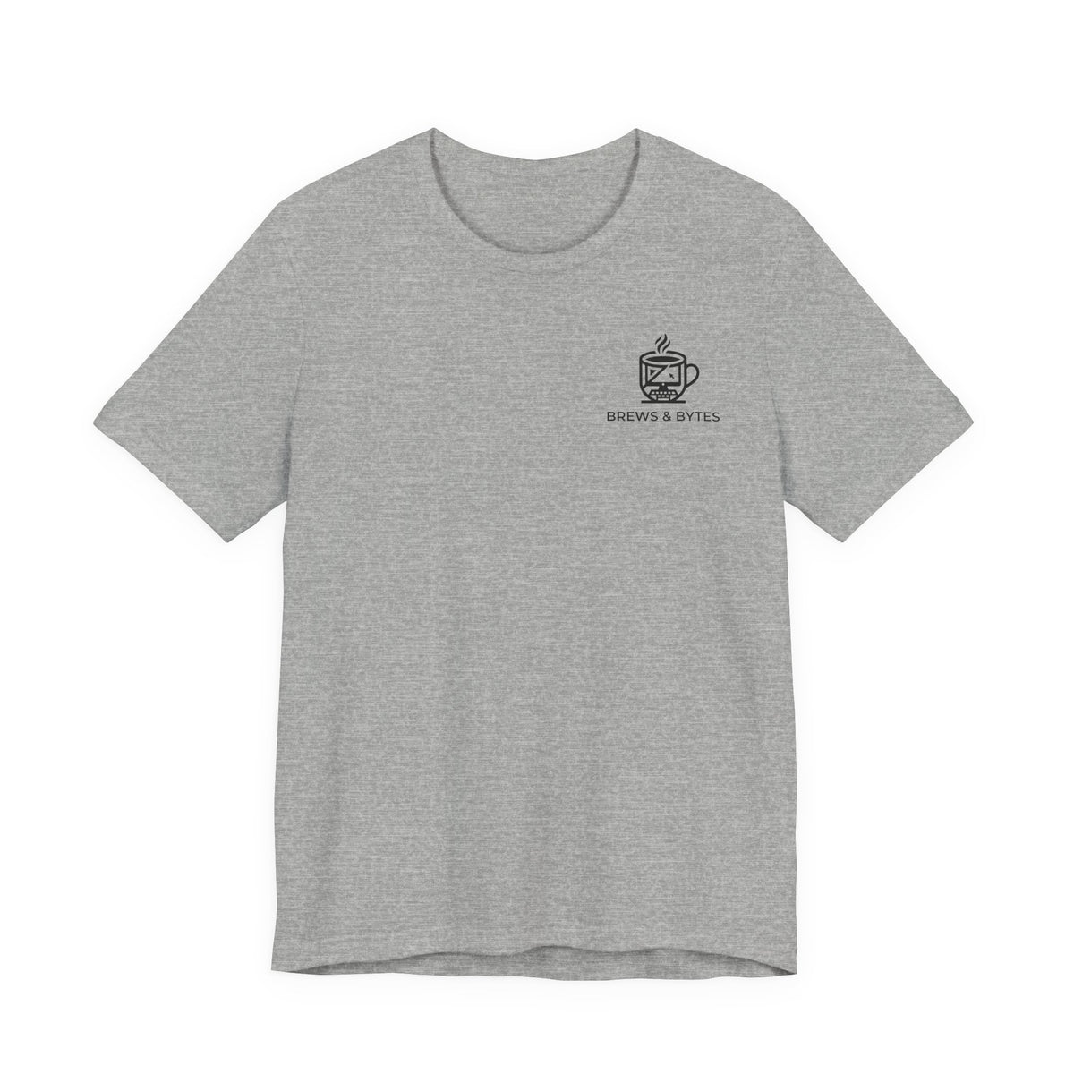 Brew & Bytes Coffee Tech Logo Tee