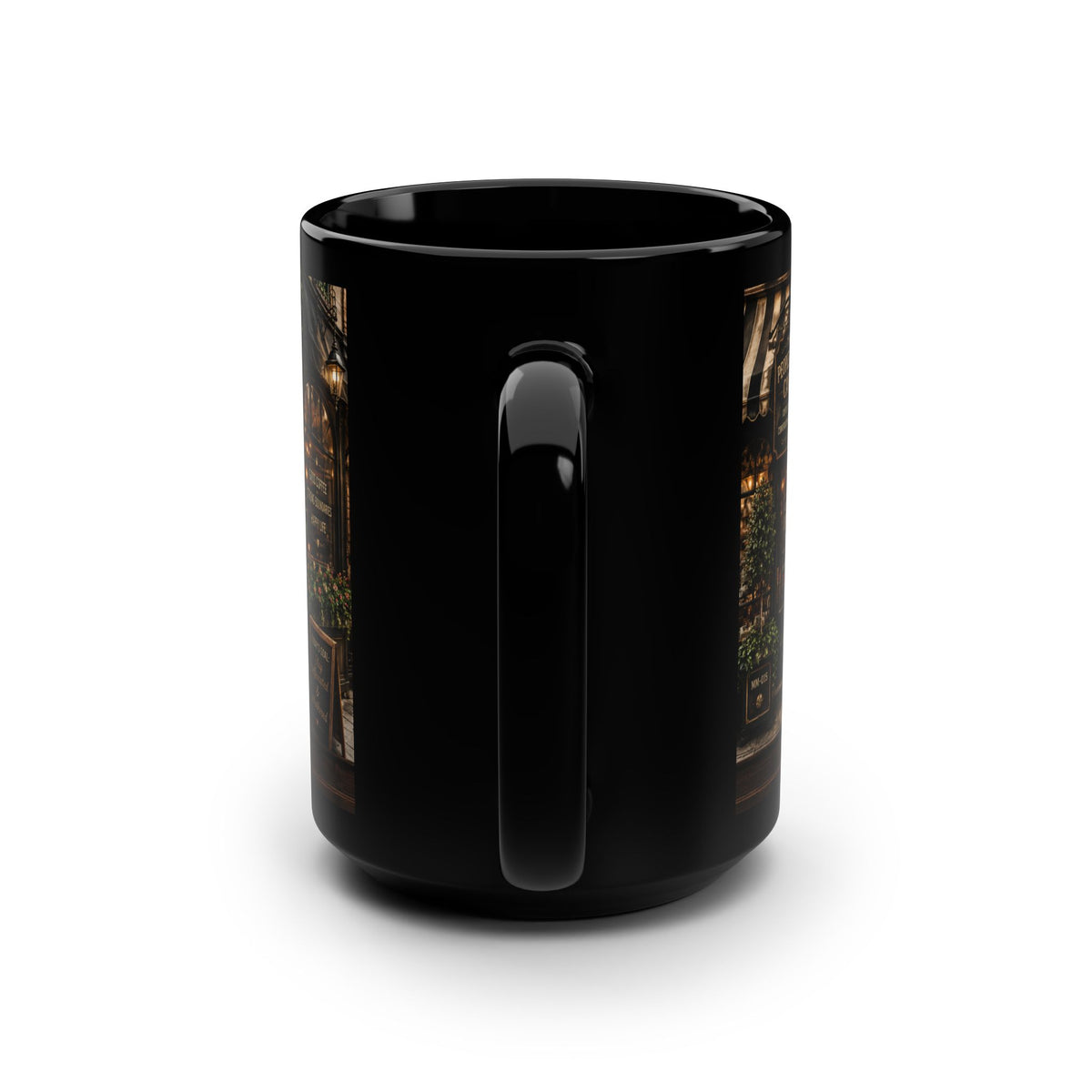 Coffee Mug – "I Like My Coffee Like I Like My Mornings... Without People" Black 15oz
