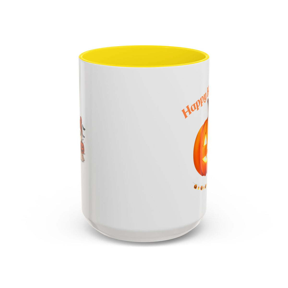 Happy Halloween Pumpkin Accent Coffee Mug (11/15oz)