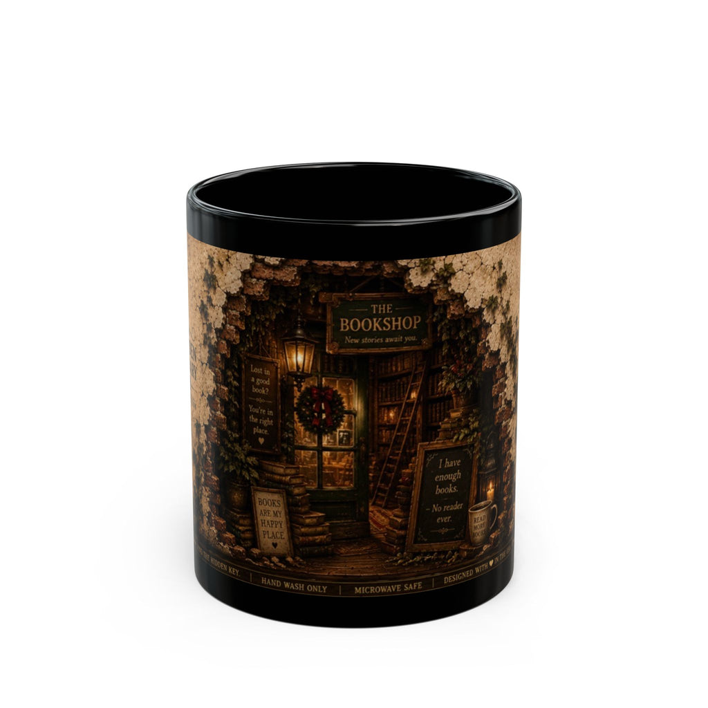 Hidden Library Black Mug (11oz, 15oz)