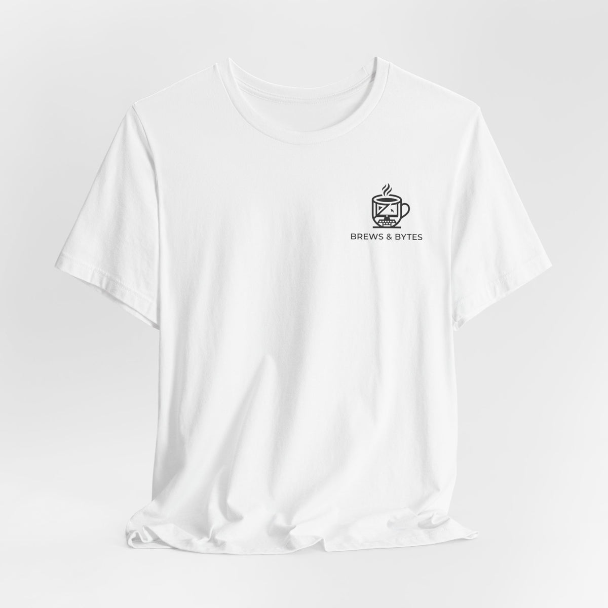 Brew & Bytes Coffee Tech Logo Tee