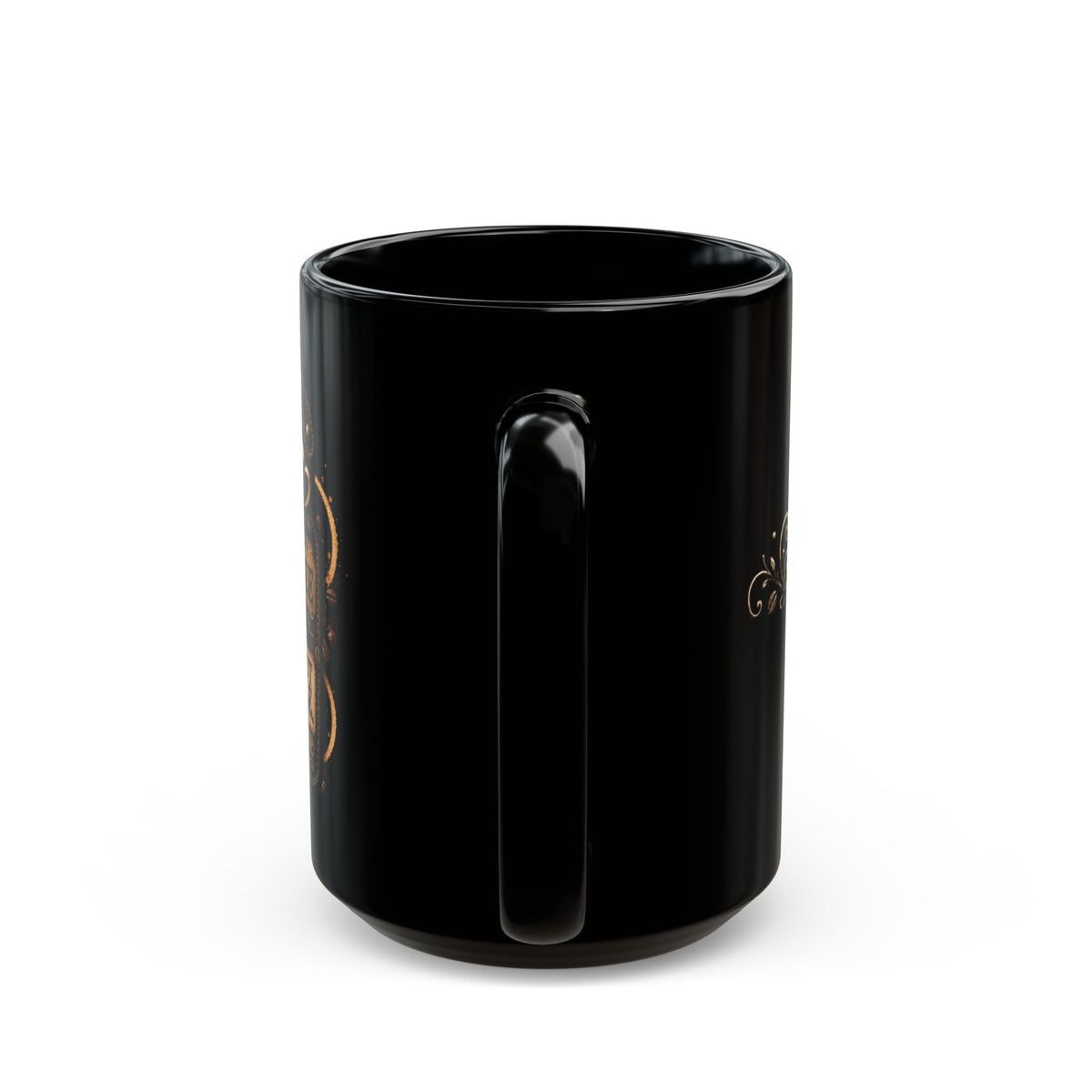Coffee Mug — “I Like My Coffee How I Like My Mornings: Without People” Black Ceramic