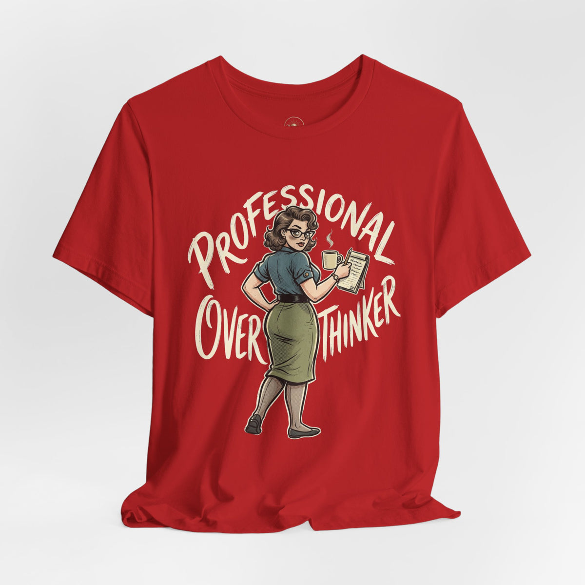 Professional Overthinker Woman Unisex Jersey Short Sleeve Tee