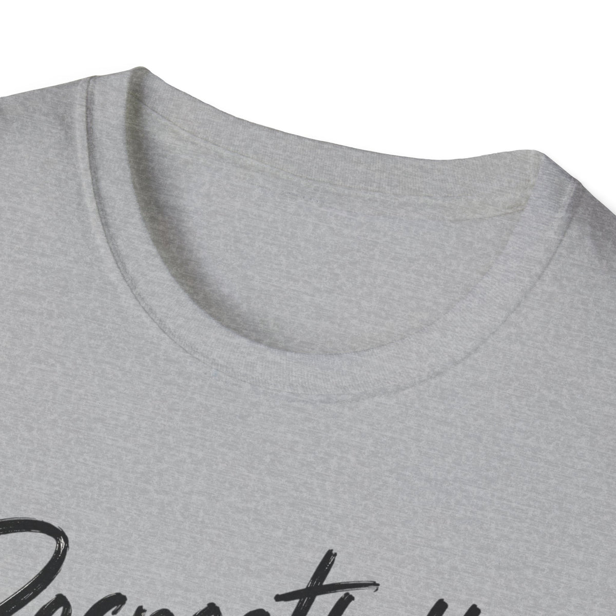 Respectfully No. T-Shirt – Funny Sassy Graphic Tee with Script and Smiley