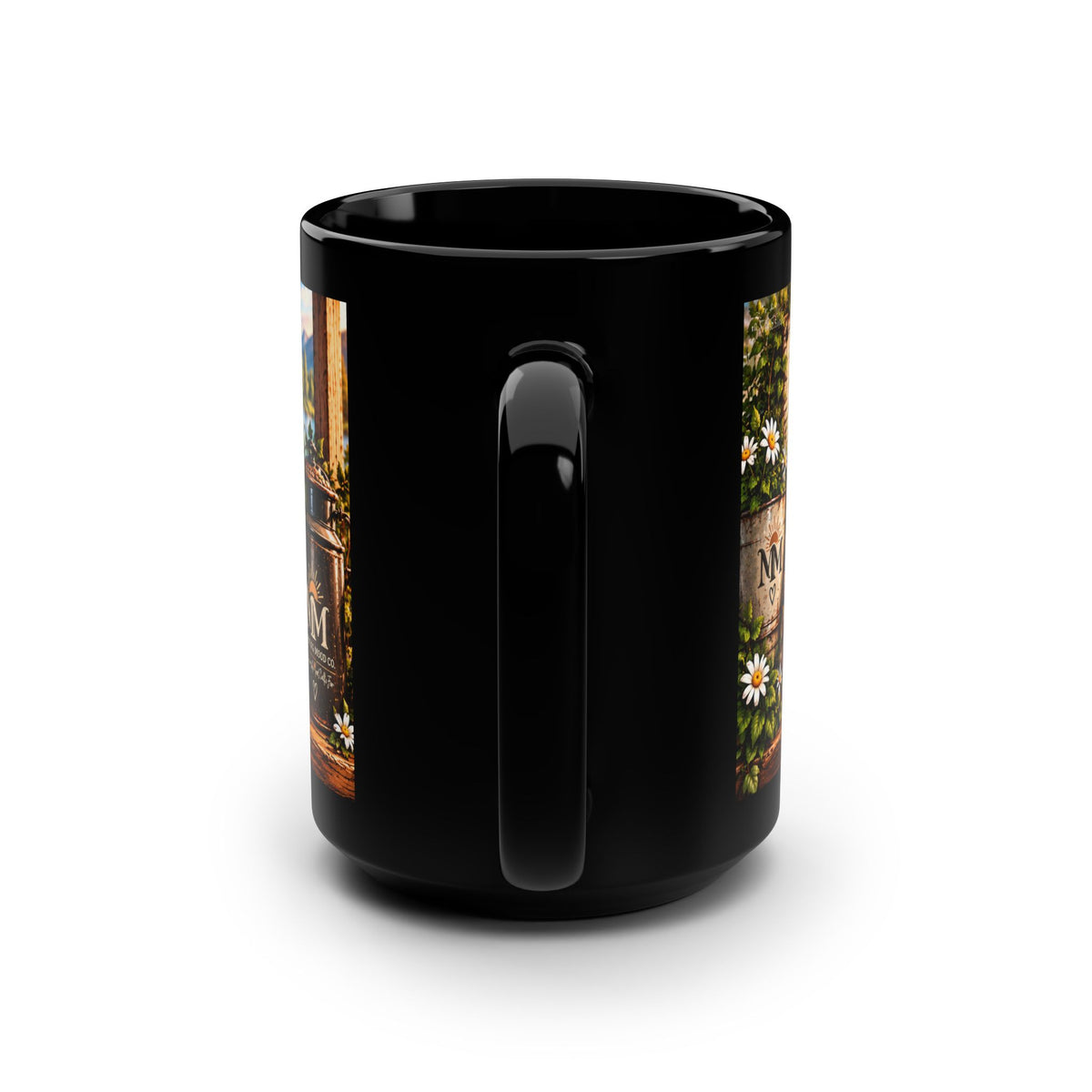 If It is Possible Raccoon Black Mug, 15oz