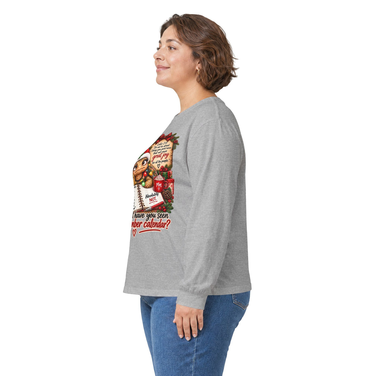 Christian Christmas Shirt | Luke 2:10 Faithfully Sarcastic Turtle Tee