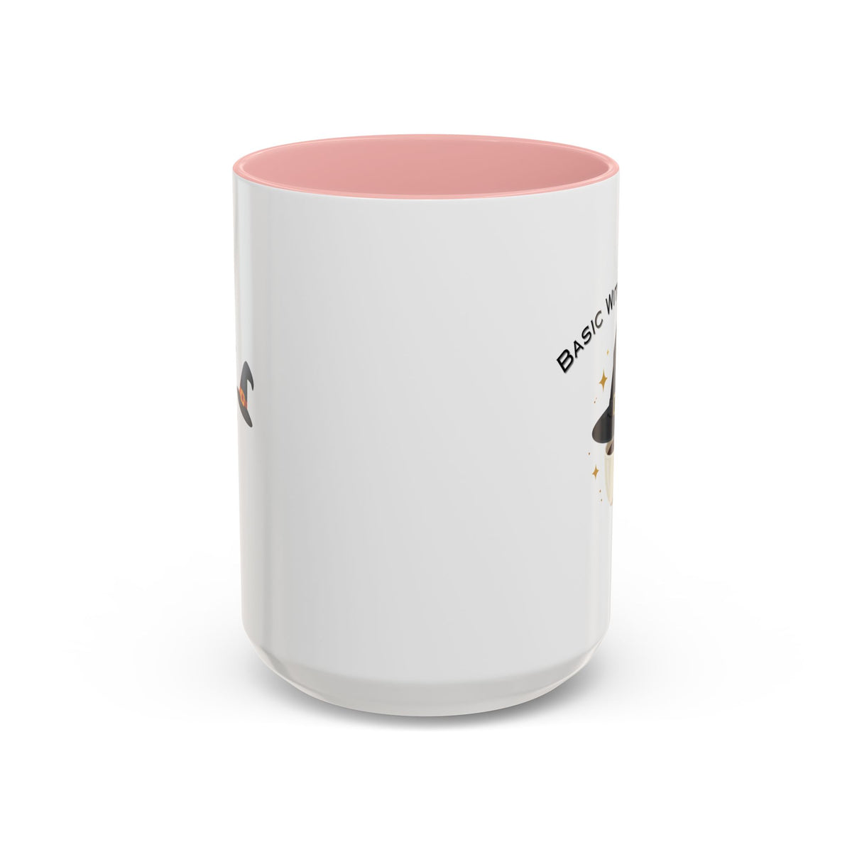 Basic Witch Energy Coffee Mug – Cute Halloween Witch Hat Tea Cup Accent Mug (11/15oz)