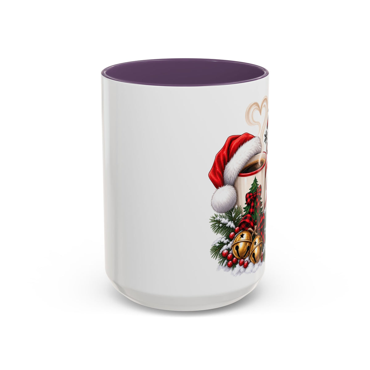 Christmas Coffee Mug – “My Bells Don’t Jingle Without Coffee” Accent Mug (11/15oz)