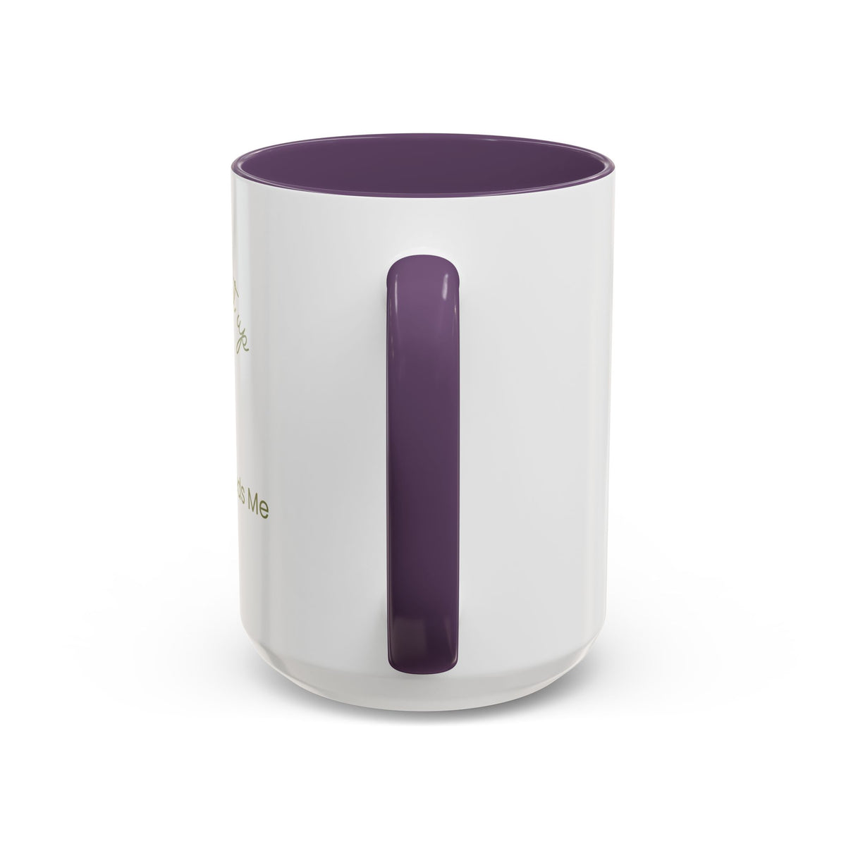 Coffee Mug — "I Have to Get Up, My Coffee Needs Me" Accent Ceramic Mug