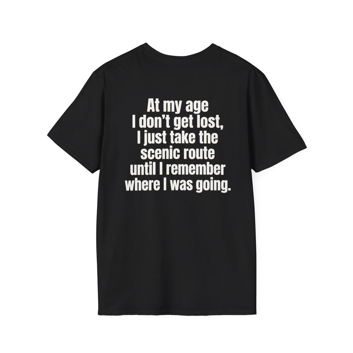 I Didn't Forget Where I Was Going, I'm Taking the Scenic Route Till I Remember - Funny T-Shirt