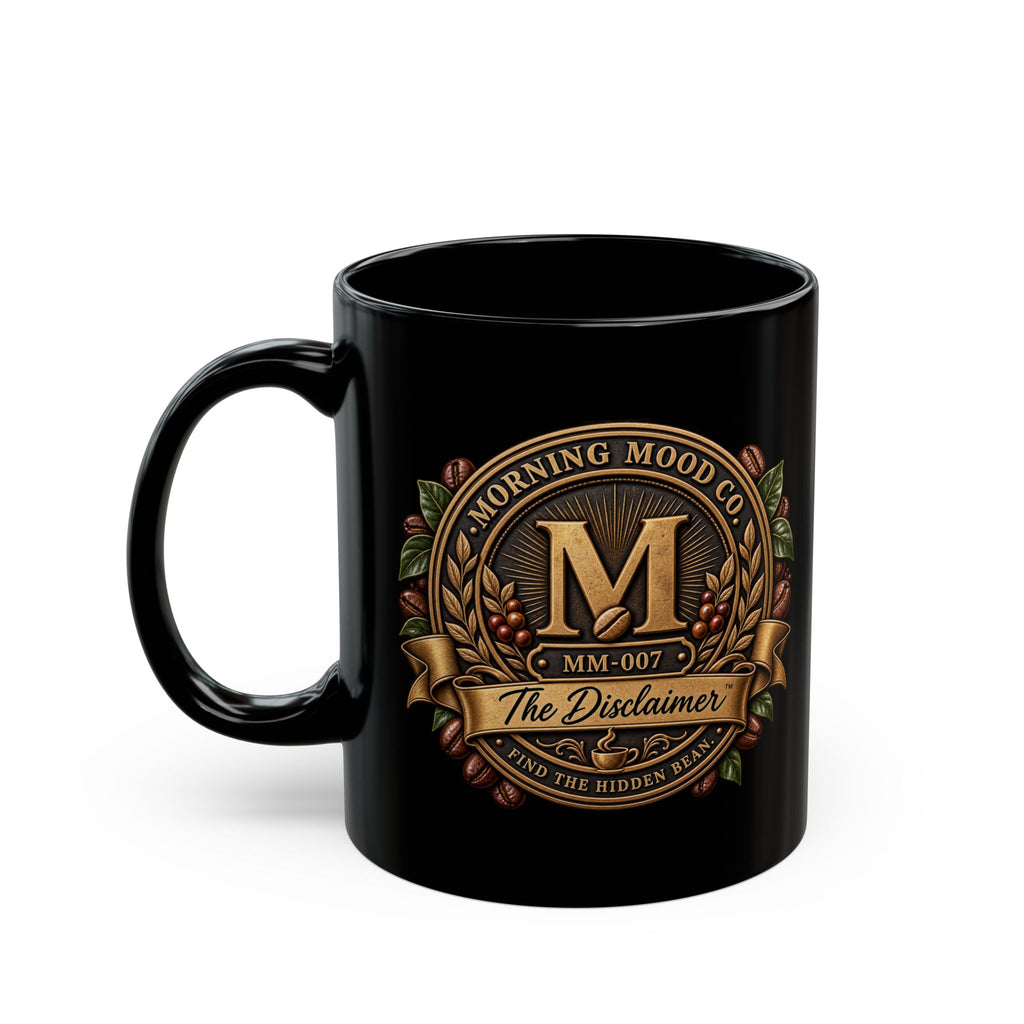 Black Coffee Mug - "I’m Not Responsible for What I Say Before Coffee" Vintage Coffee Lover Gift (11oz/15oz)