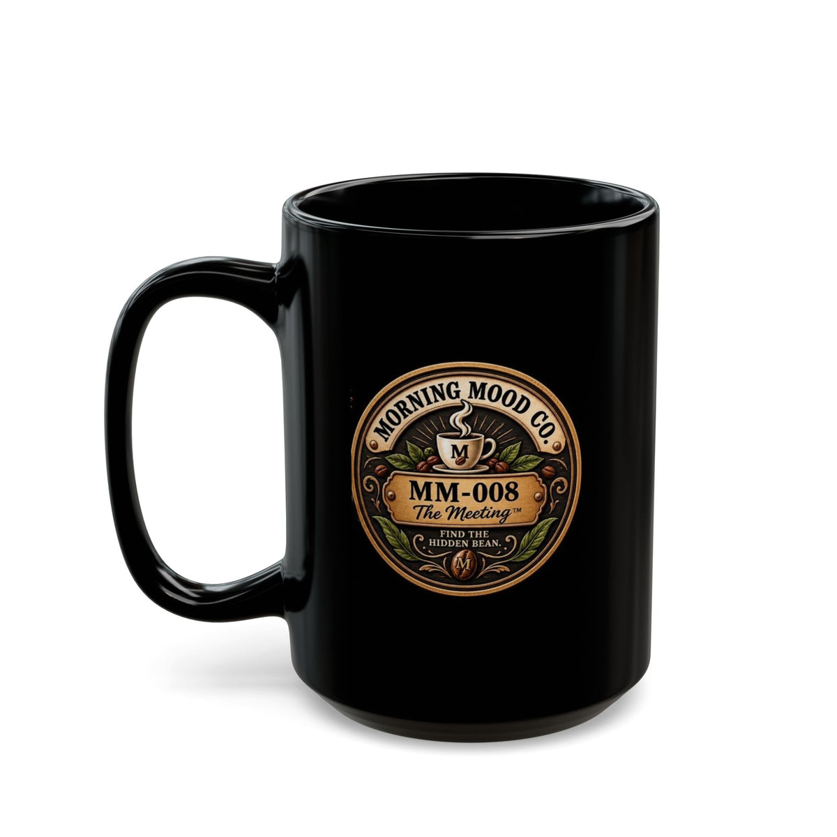 Black Coffee Mug — "This Meeting Could Have Been an Email" Vintage Office Design (11oz & 15oz)