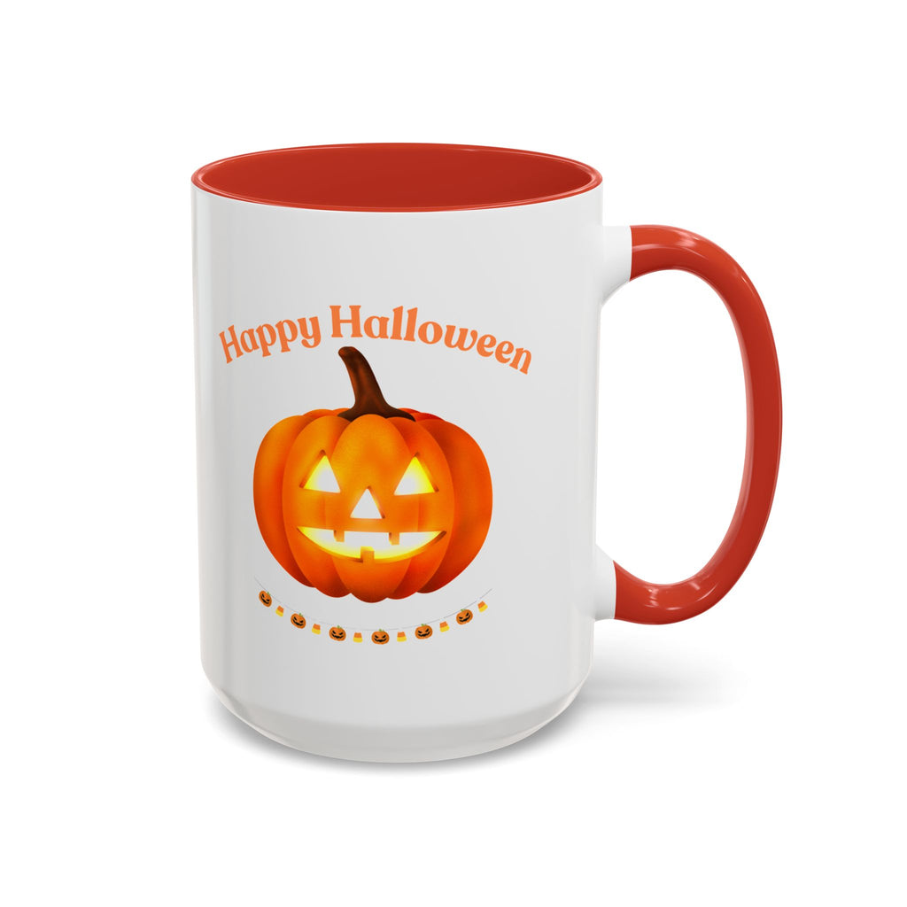 Happy Halloween Pumpkin Accent Coffee Mug (11/15oz)