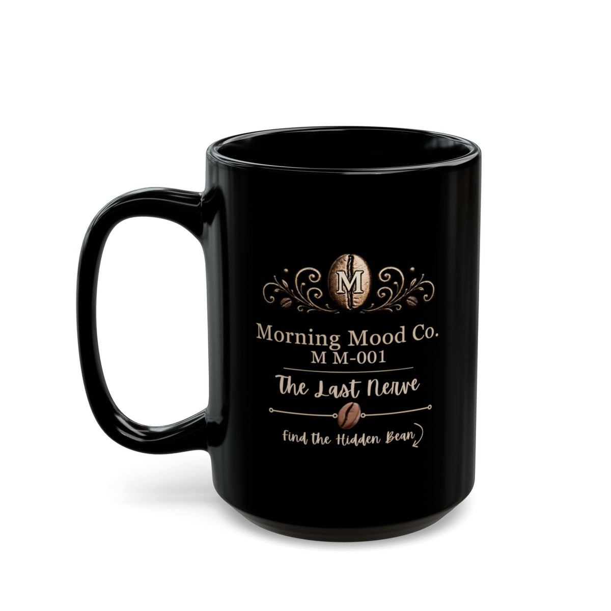 Coffee Mug — "Coffee Because Murder Is Illegal" Black Ceramic Coffee Cup (11oz/15oz)