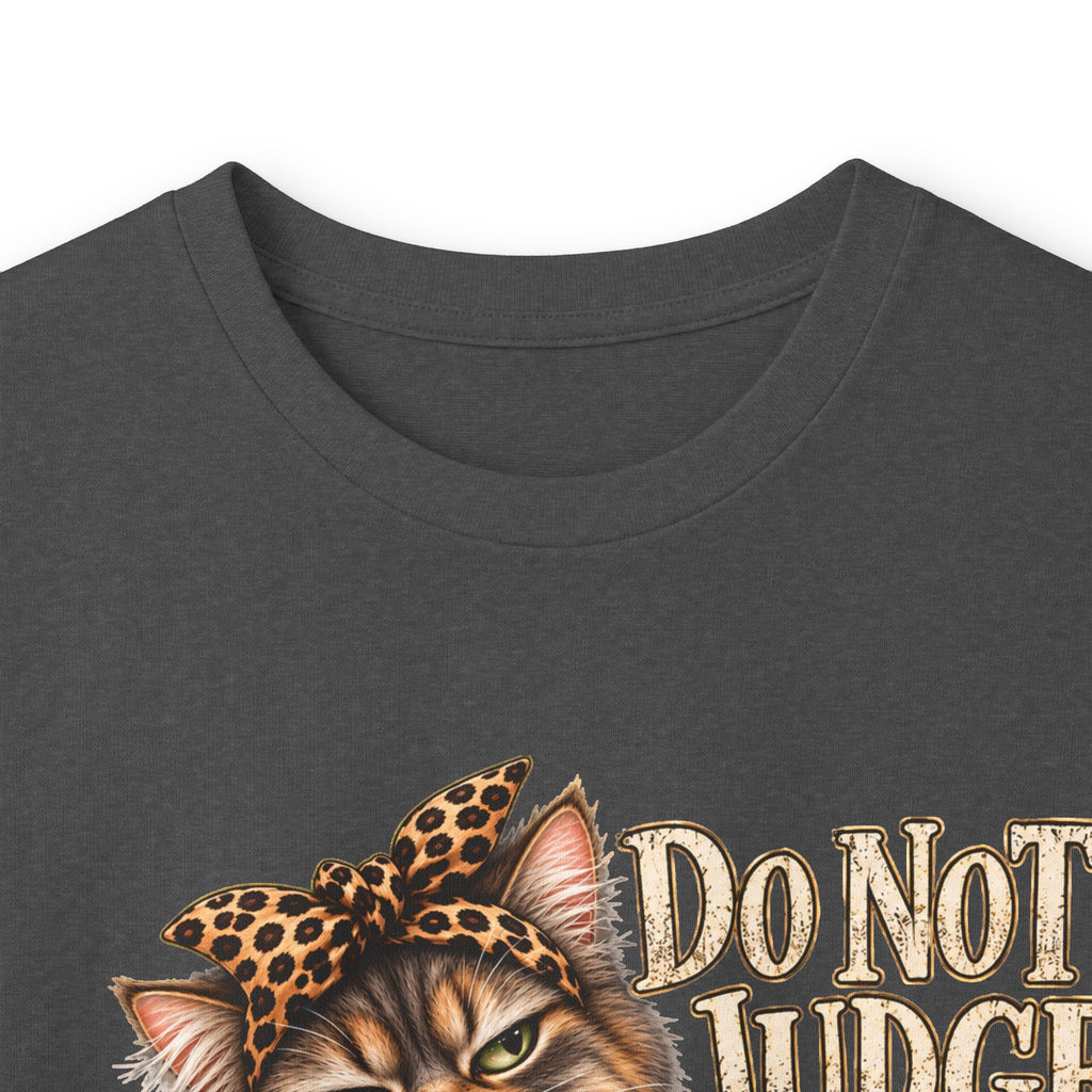 Do Not Judge Funny Cat Long Sleeve Tee