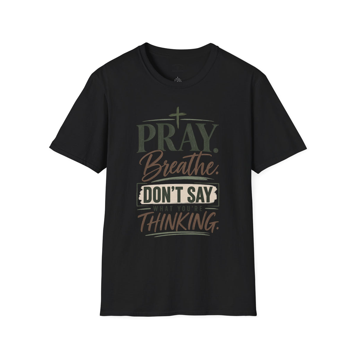 Pray. Breathe. T-Shirt — Inspirational Christian Faith Tee