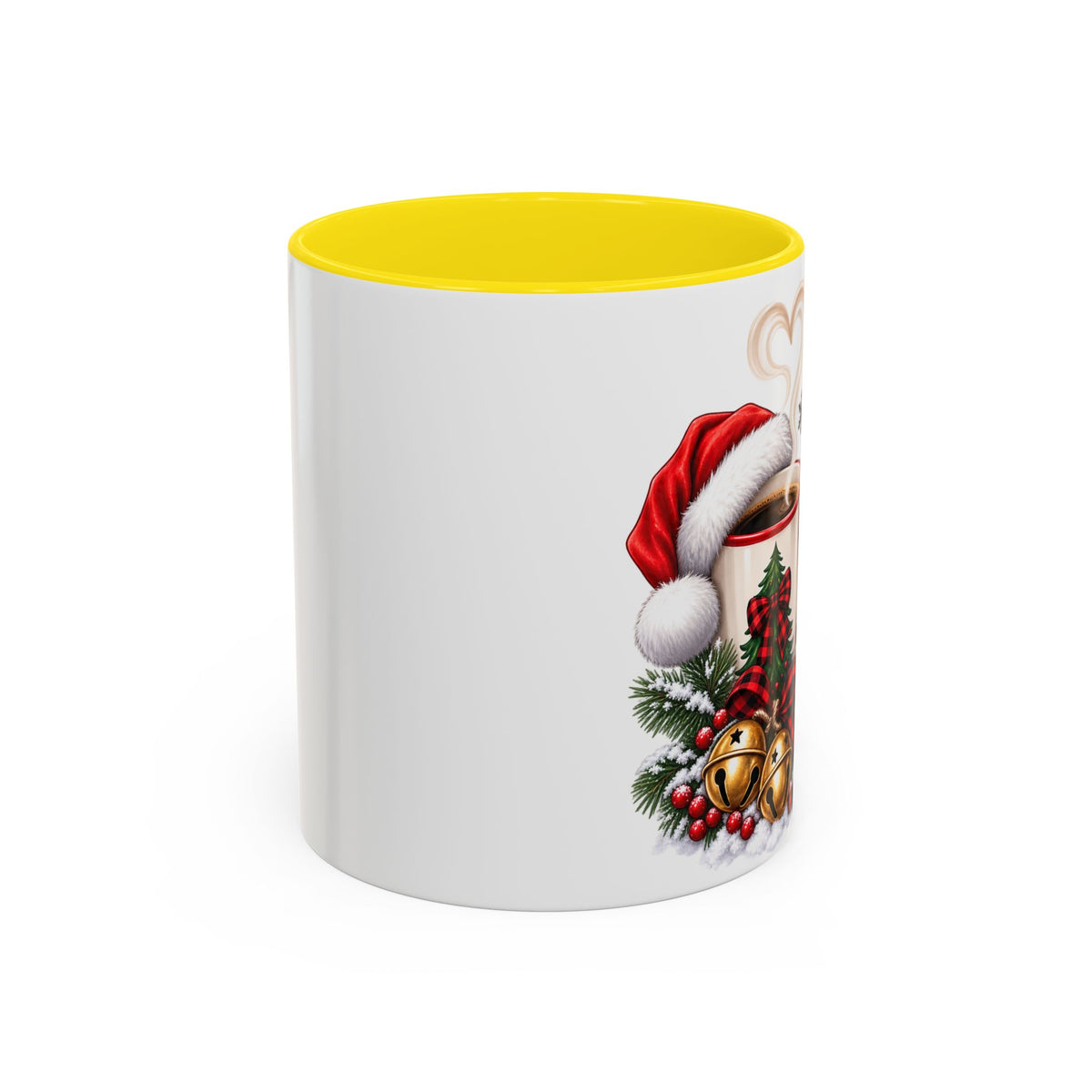Christmas Coffee Mug – “My Bells Don’t Jingle Without Coffee” Accent Mug (11/15oz)