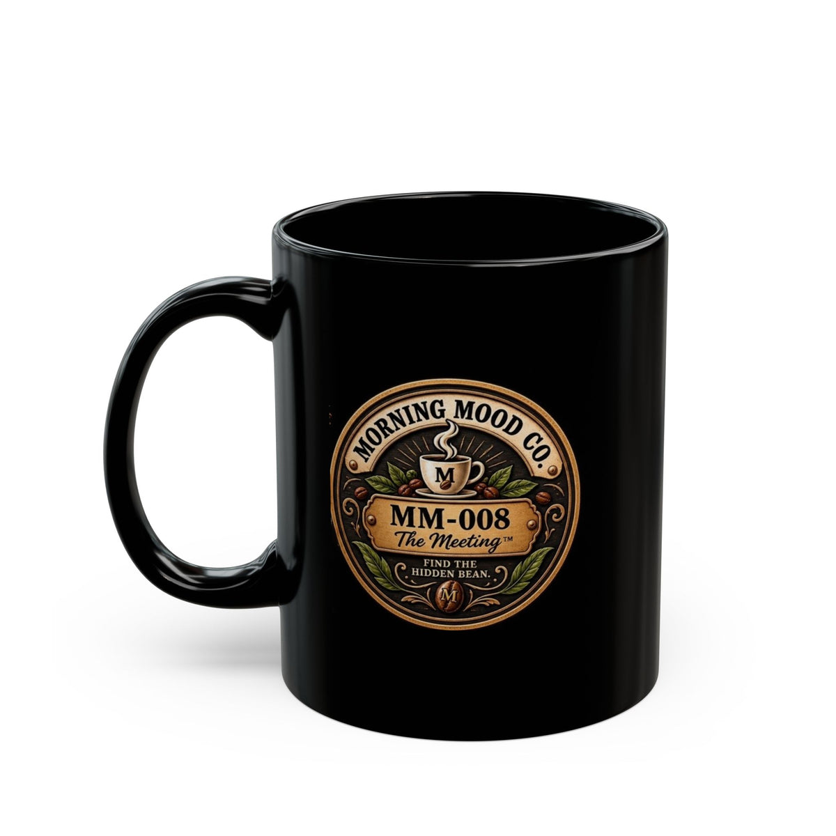 Black Coffee Mug — "This Meeting Could Have Been an Email" Vintage Office Design (11oz & 15oz)