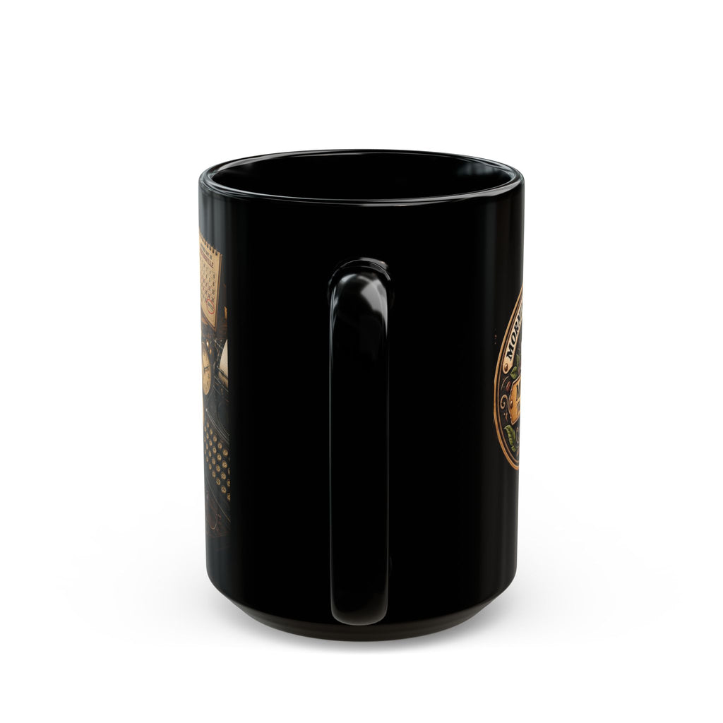 Black Coffee Mug — "This Meeting Could Have Been an Email" Vintage Office Design (11oz & 15oz)