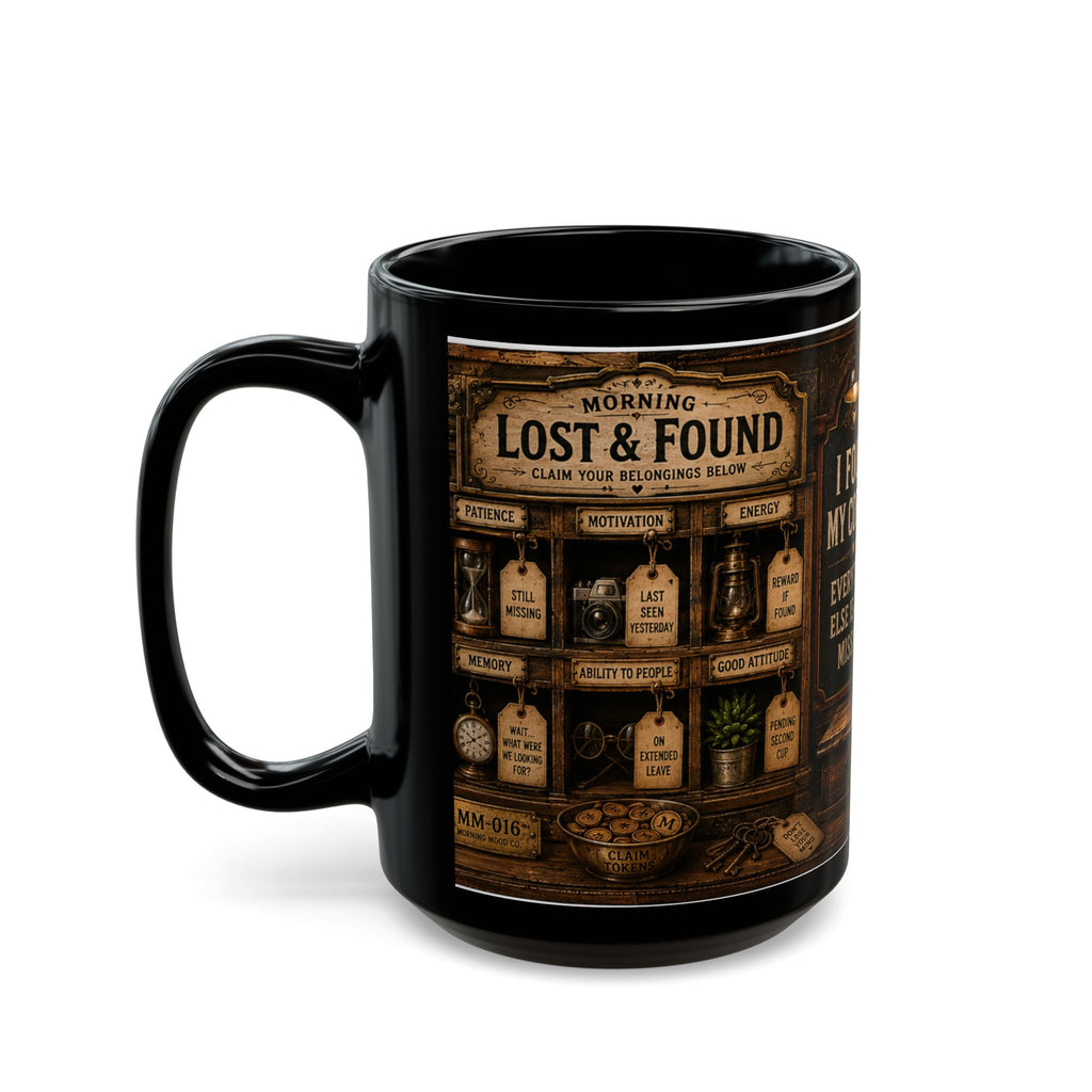 Coffee Mug - "I Found My Coffee. Everything Else Is Still Missing." Vintage Cafe Gift