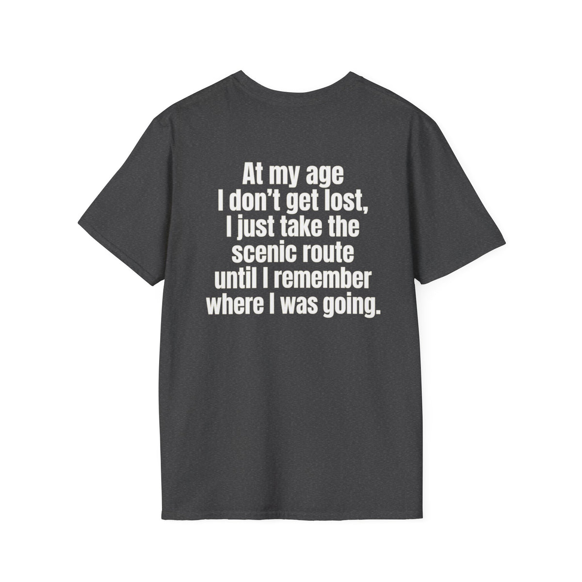I Didn't Forget Where I Was Going, I'm Taking the Scenic Route Till I Remember - Funny T-Shirt