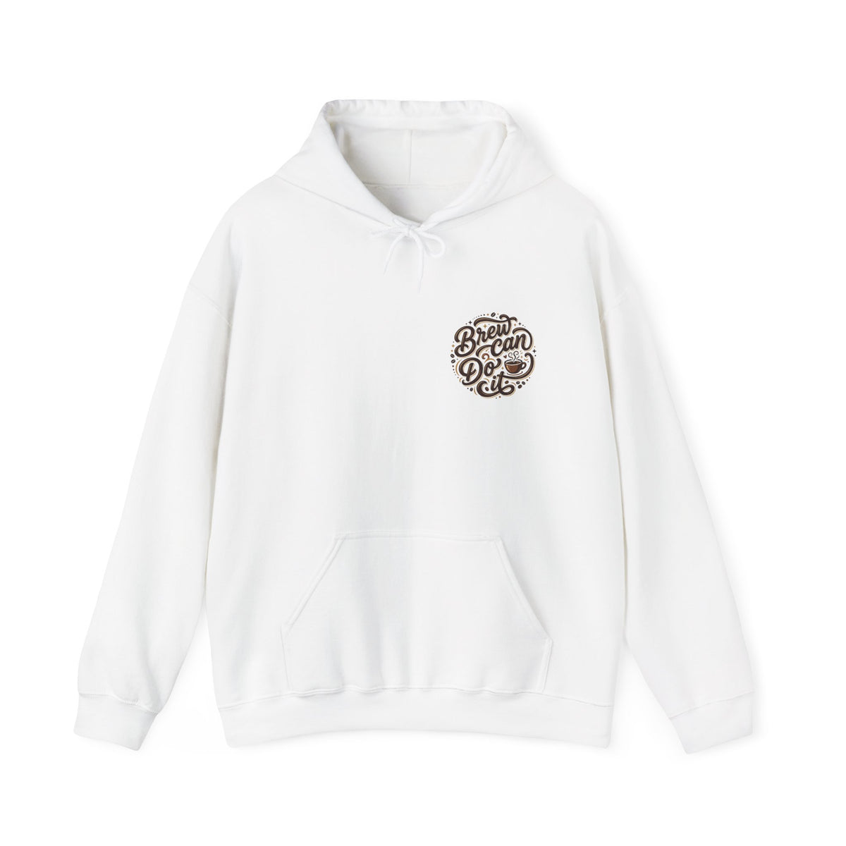 Cream Dreamer Hoodie — Retro Script 'Dream On' Chest Logo