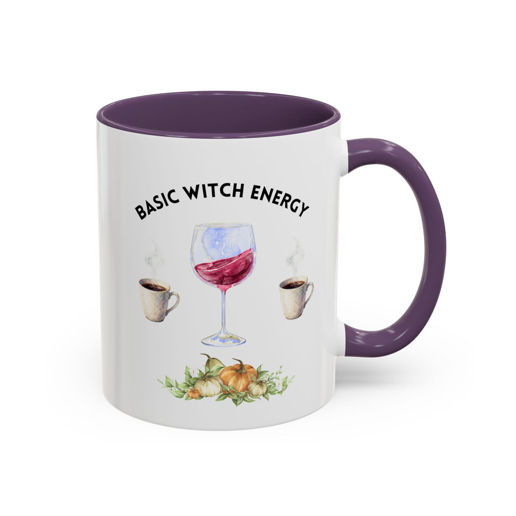 Basic Witch Energy Coffee Mug — Halloween Wine & Coffee Gift (11/15oz)