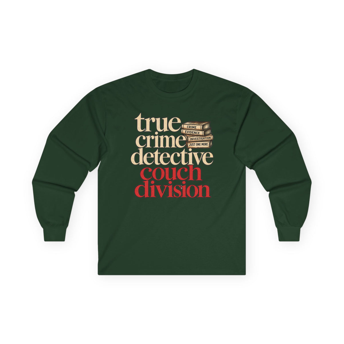 True Crime Detective Couch Division Long Sleeve Tee
