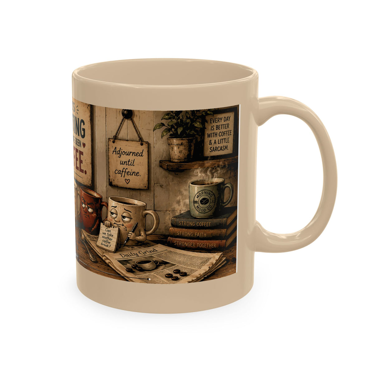 Ceramic Coffee Mug — "This Meeting Could Have Been Coffee" Funny Office Gift